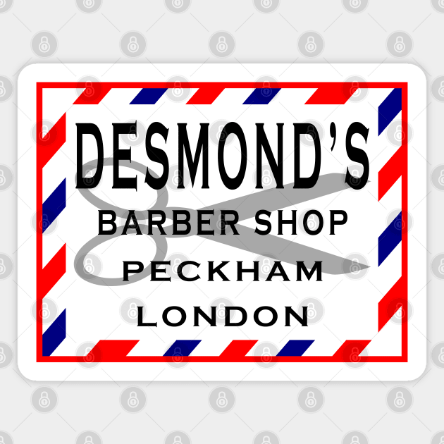 Desmond's Barber Shop Sticker by Lyvershop